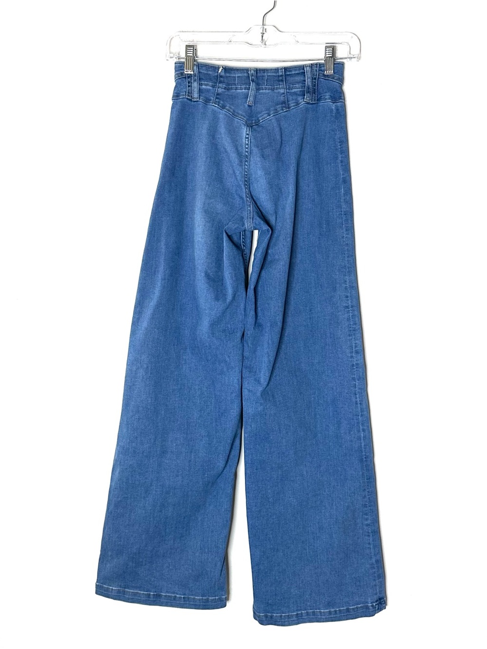 Free People We the Free Libre Front Yoke Wide Leg Slouchy Baggy Jeans Size 24 - Picture 6 of 7